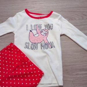 Carter's Girls two-piece pajama set